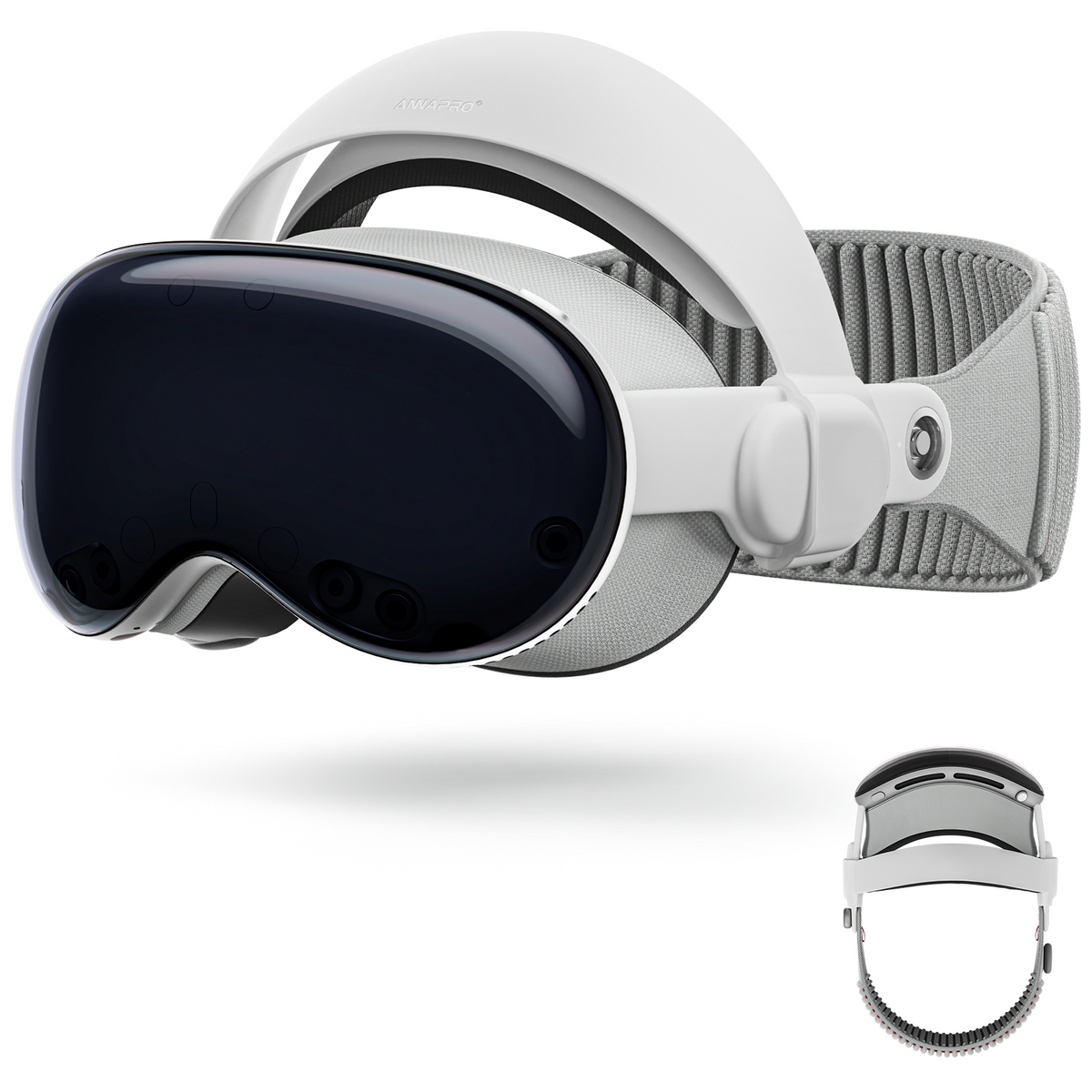 ANNAPRO A2 comfort head strap fitted to Apple Vision Pro