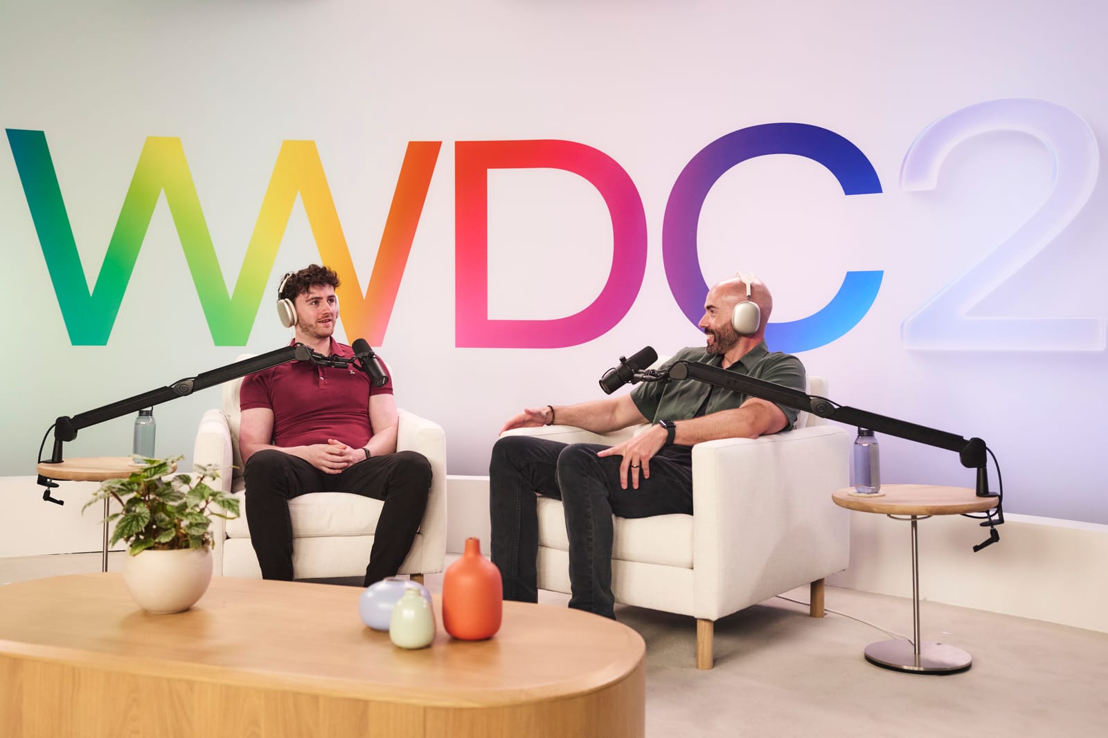 Justin Ryan interviewing a guest at WWDC
