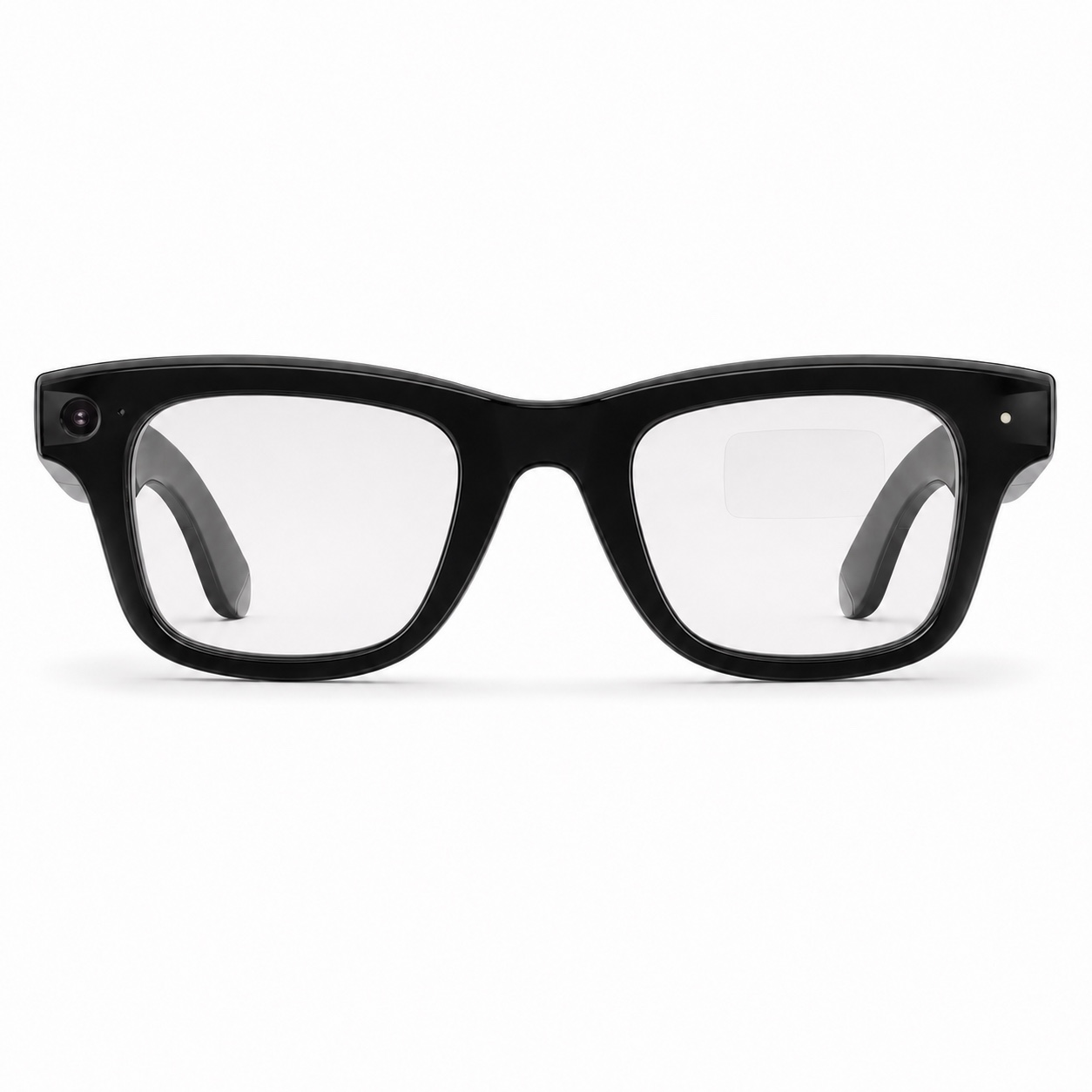 Front view of Meta Ray-Ban Display glasses