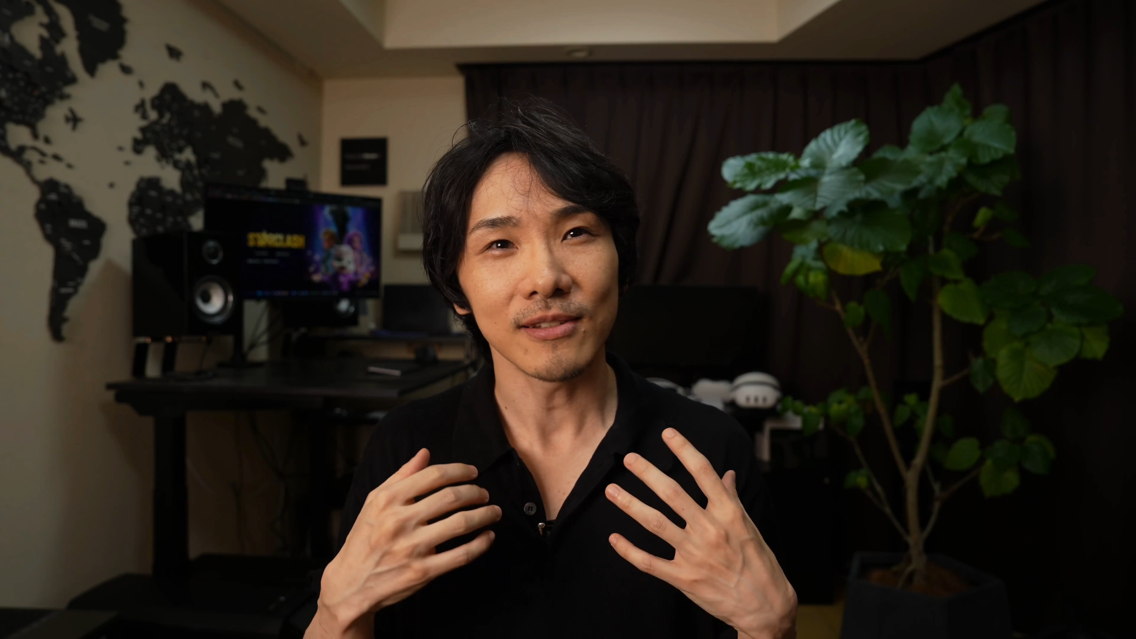 STARCLASH director Jack Yoshida speaking during an interview with Spatial Insider